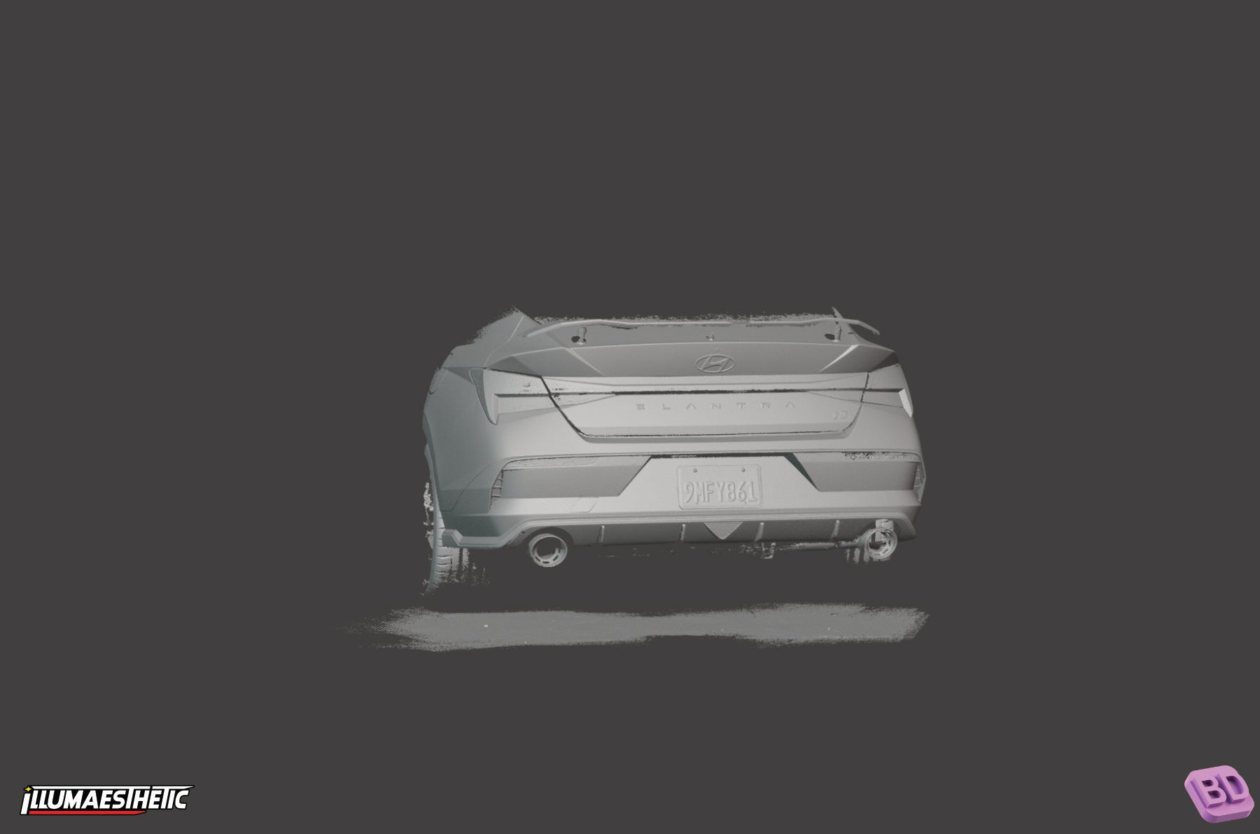 Hyundai Elantra (CN7) N 3D Scan (2020+)