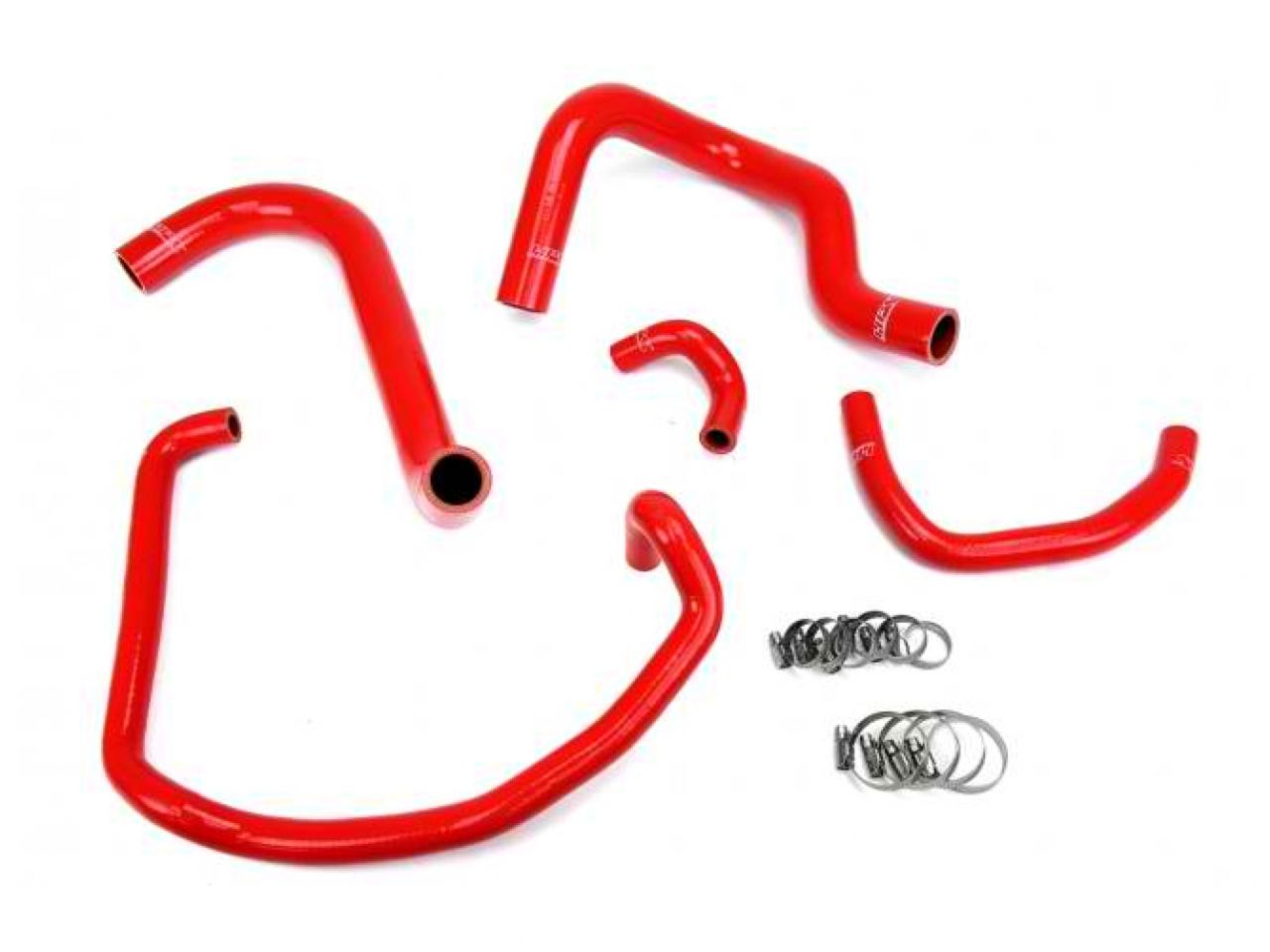 HPS Red Reinforced Silicone Radiator + Heater Hose Kit