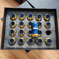 JDMuscle Titanium Lug Nuts 12x1.25 [Universal Fitment-Subaru Nissan Inifiniti, Incl. 22+ WRX, 15-21 WRX/STI]