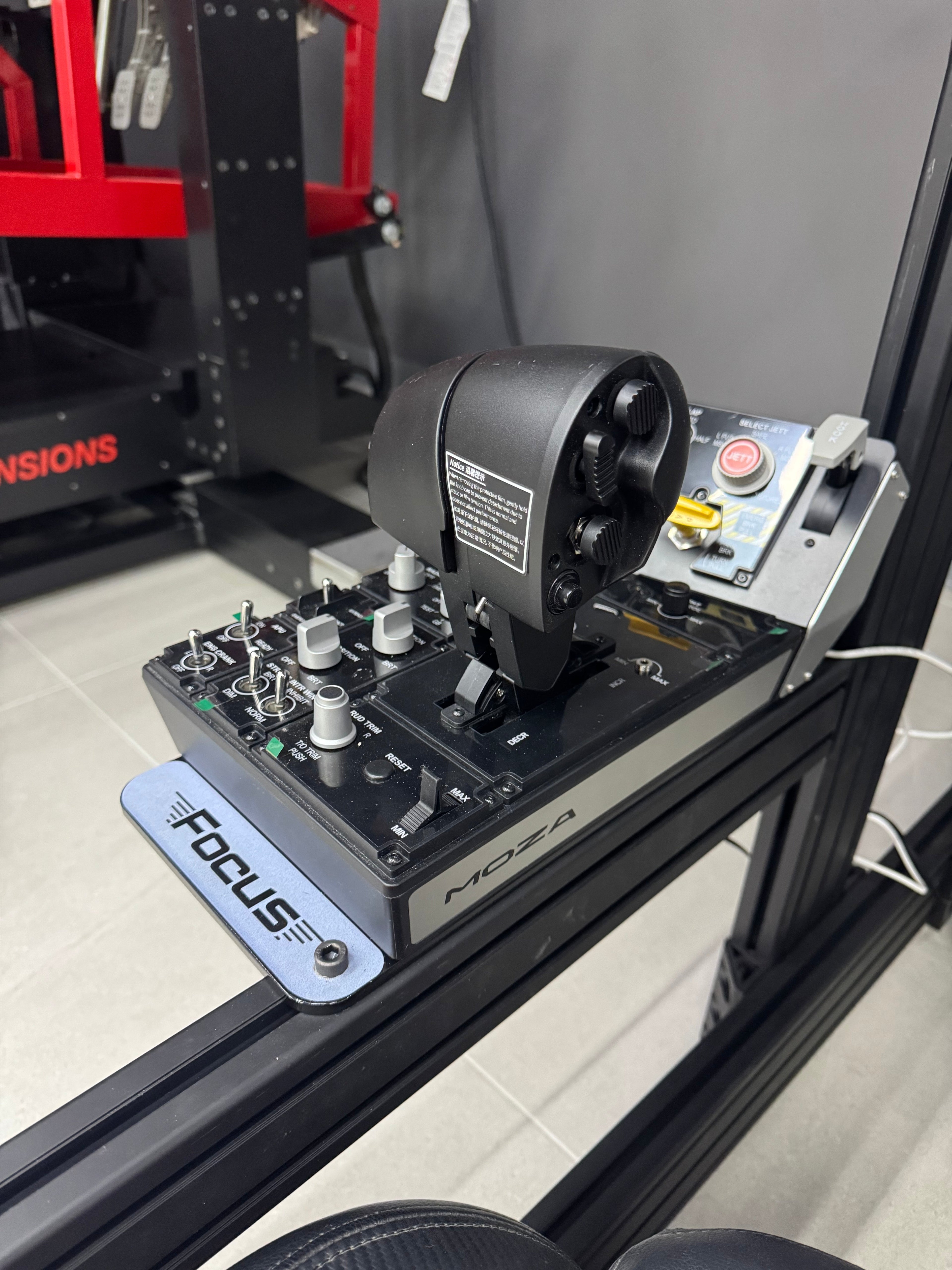 Focus Rig Mounting Plate for MOZA MTP Throttle