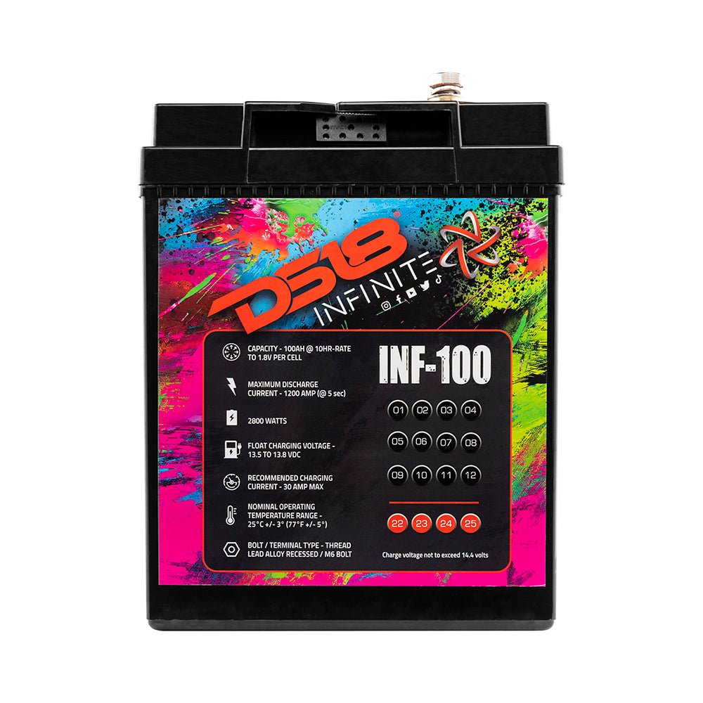 INFINITE 100 AH AGM Power Cell 12 Volt Battery