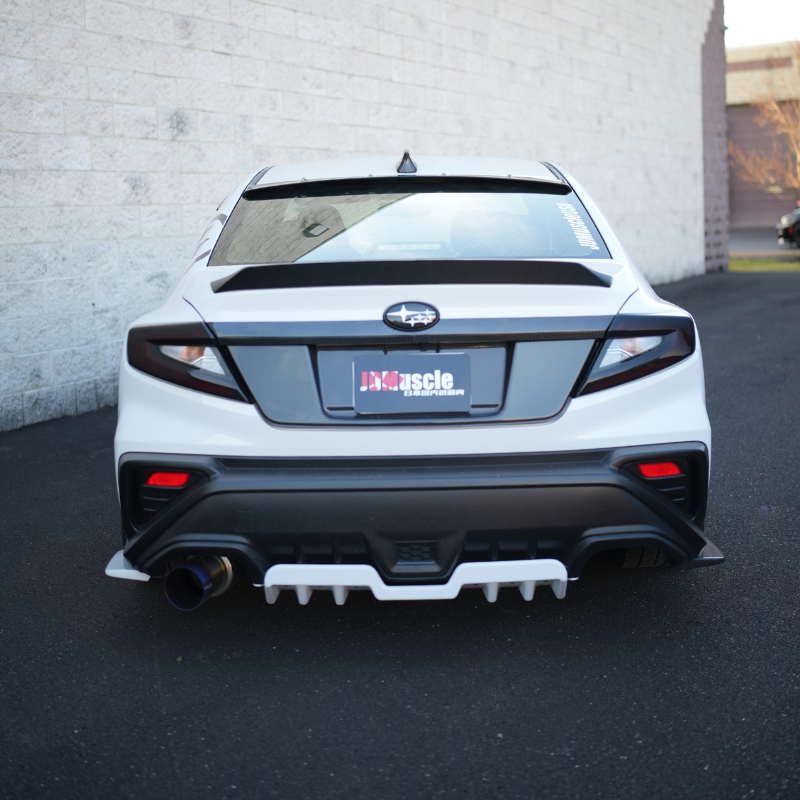 JDMuscle [22-25 WRX] Roof Spoiler V3 - Paint Matched / Gloss Black / ABS
