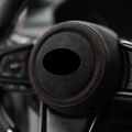 JDMuscle [22-25 WRX] Airbag Cover - Leather / Alcantara