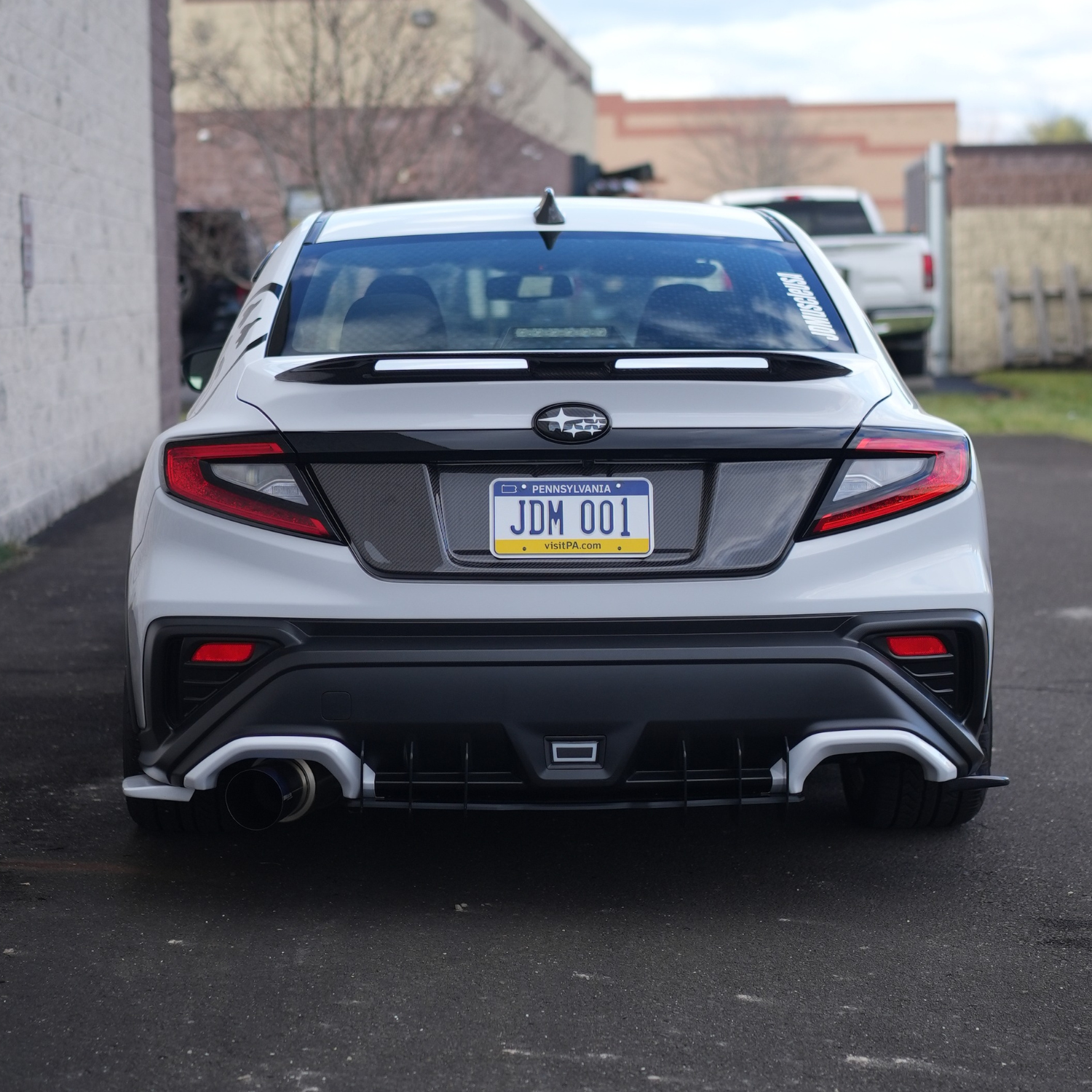 JDMuscle [22-25 WRX] Carbon Fiber Duck Bill V8