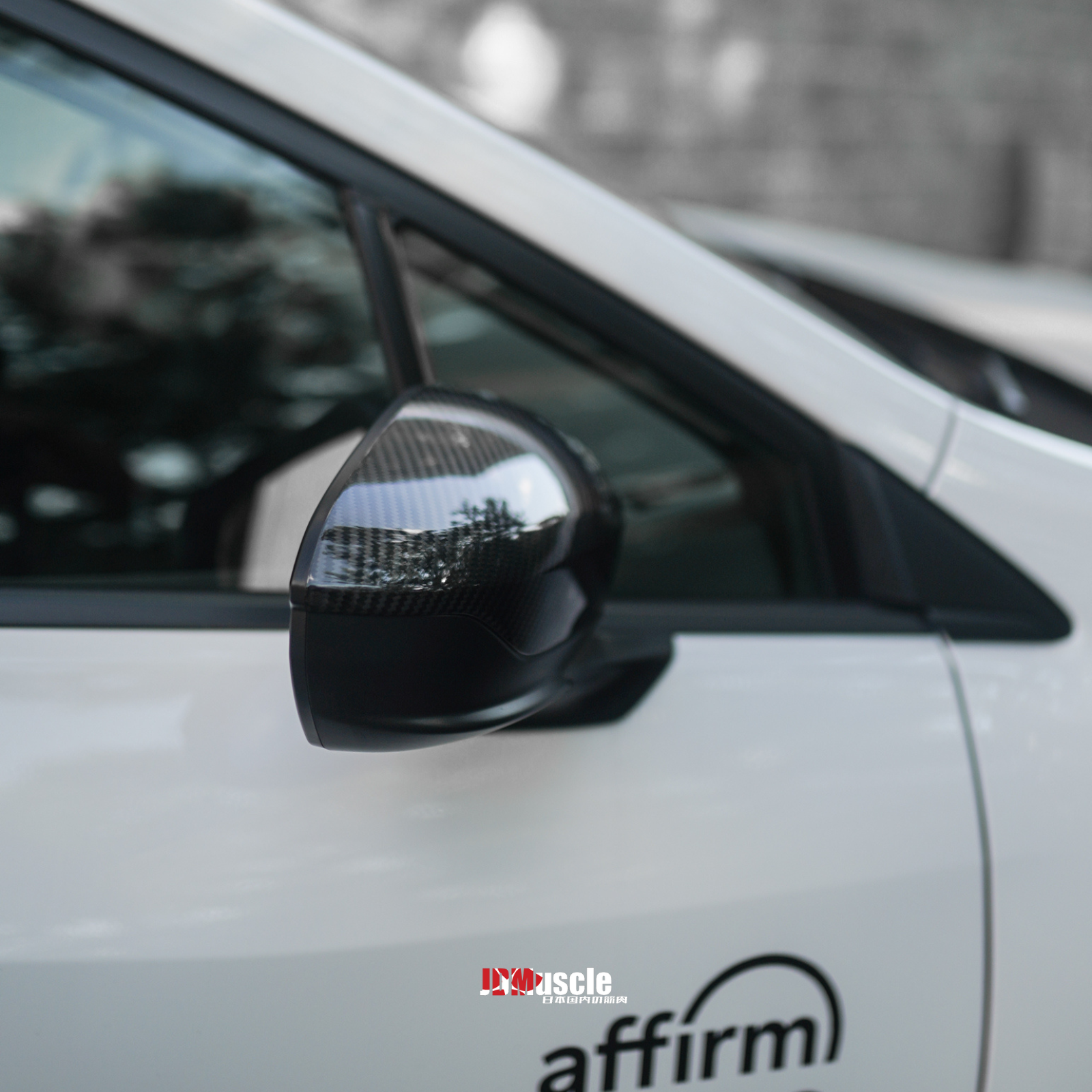 JDMuscle [22-25 WRX] Carbon Fiber Side Mirror Covers