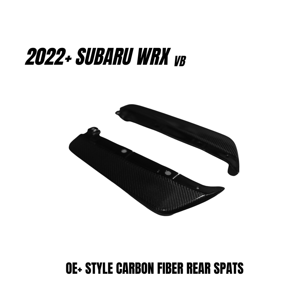 JDMuscle [22-25 WRX] Carbon Fiber Rear Spats OE+ Style