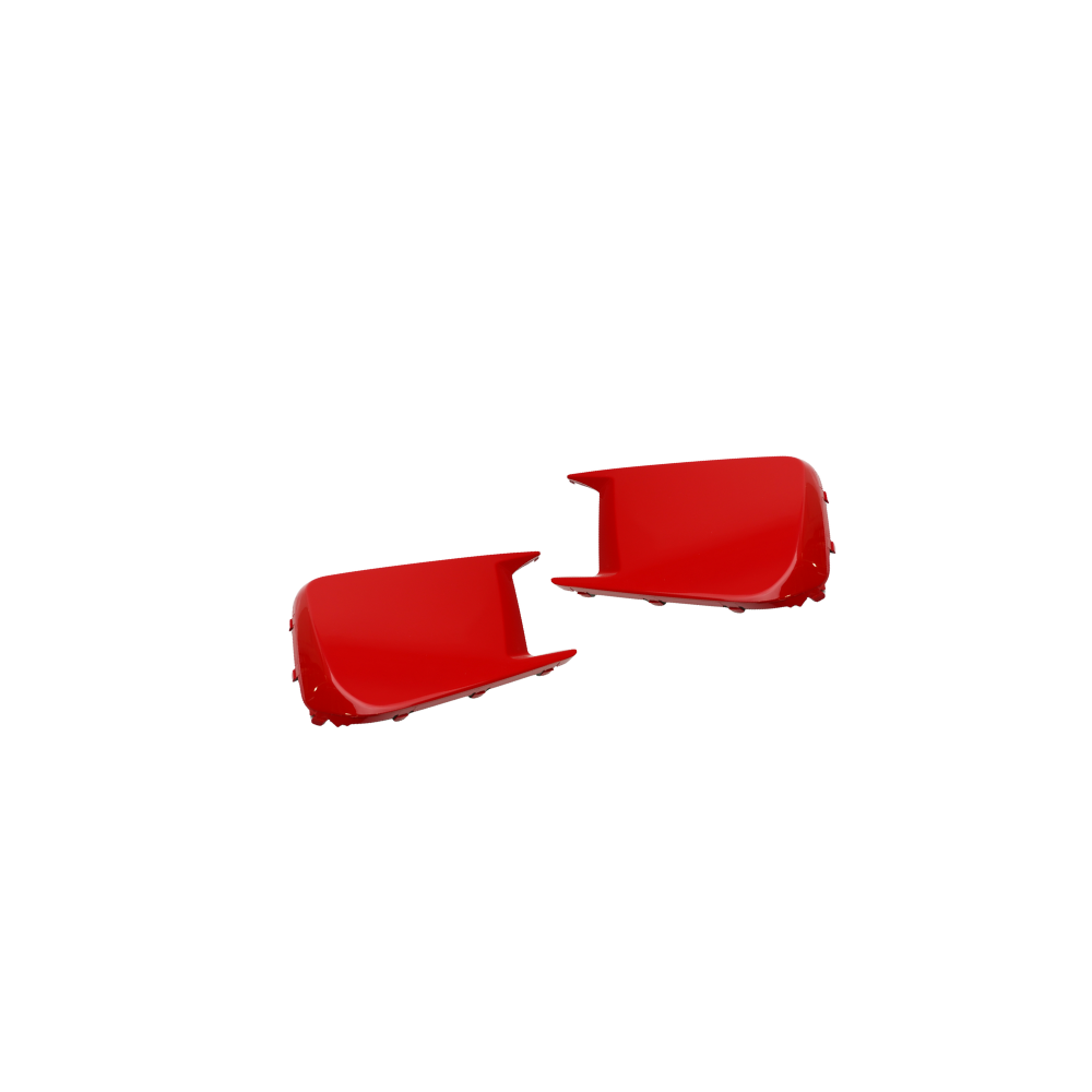 JDMuscle [18-21 WRX/STI] Fog Light Covers -  Paint Matched / Gloss Black