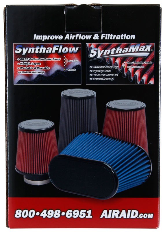Airaid Universal Air Filter - Cone 4 x 7 x 4 5/8 x 7 w/ Short Flange 700-458