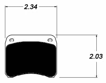 Porterfield Brake Pads for 1965 AUSTIN MINI COOPER