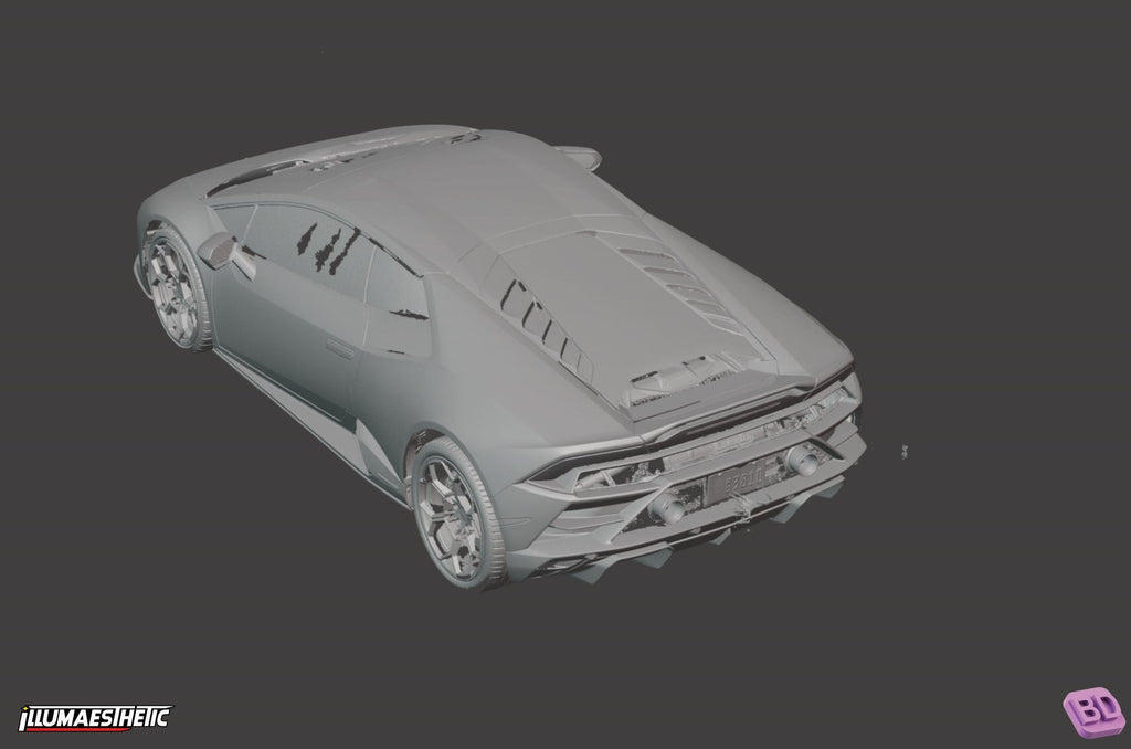 Lamborghini Huracan LP640-4 Evo 3D Scan (2019-2024)