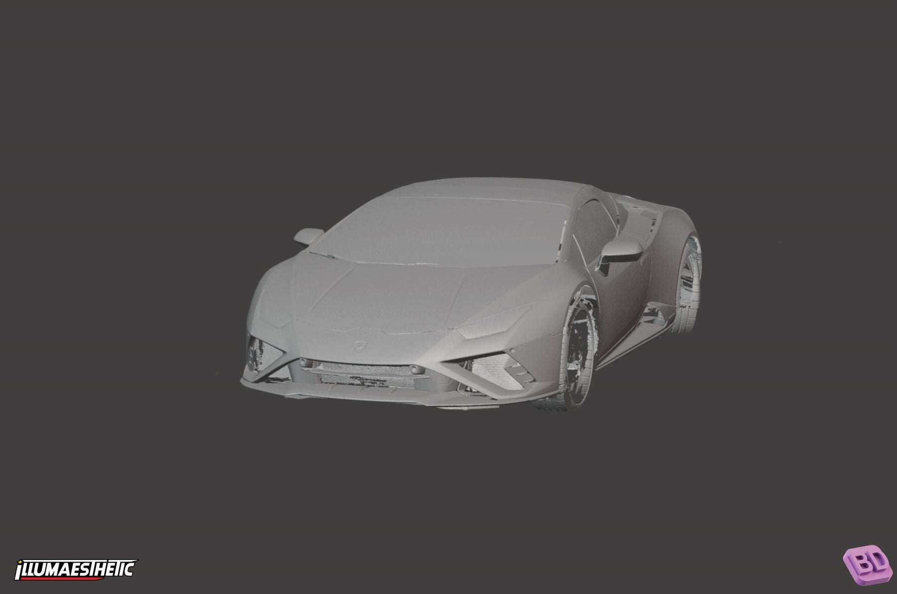 Lamborghini Huracan LP640-4 Evo 3D Scan (2019-2024)