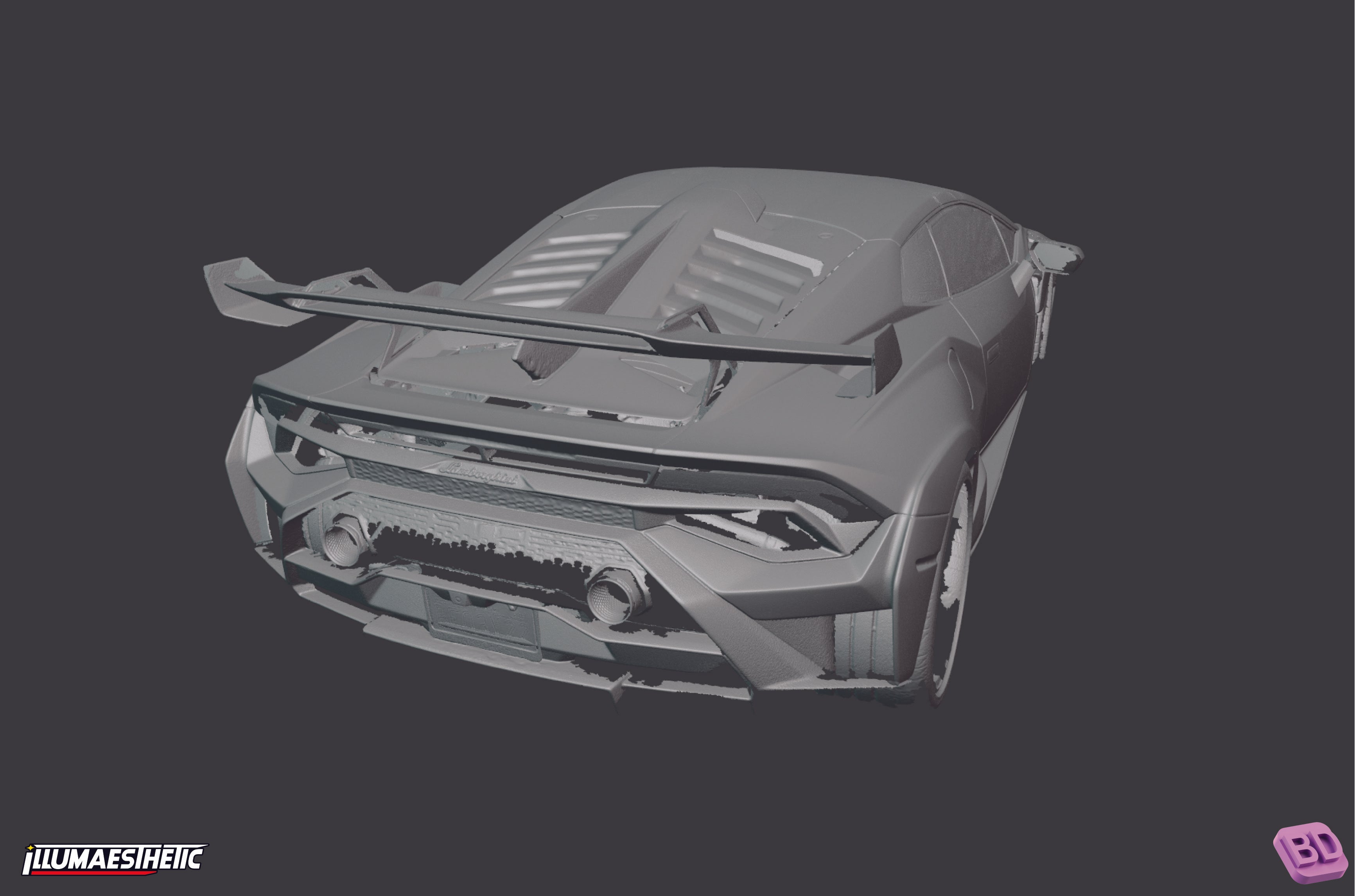 Lamborghini Huracan STO 3D Scan (2021-2024)