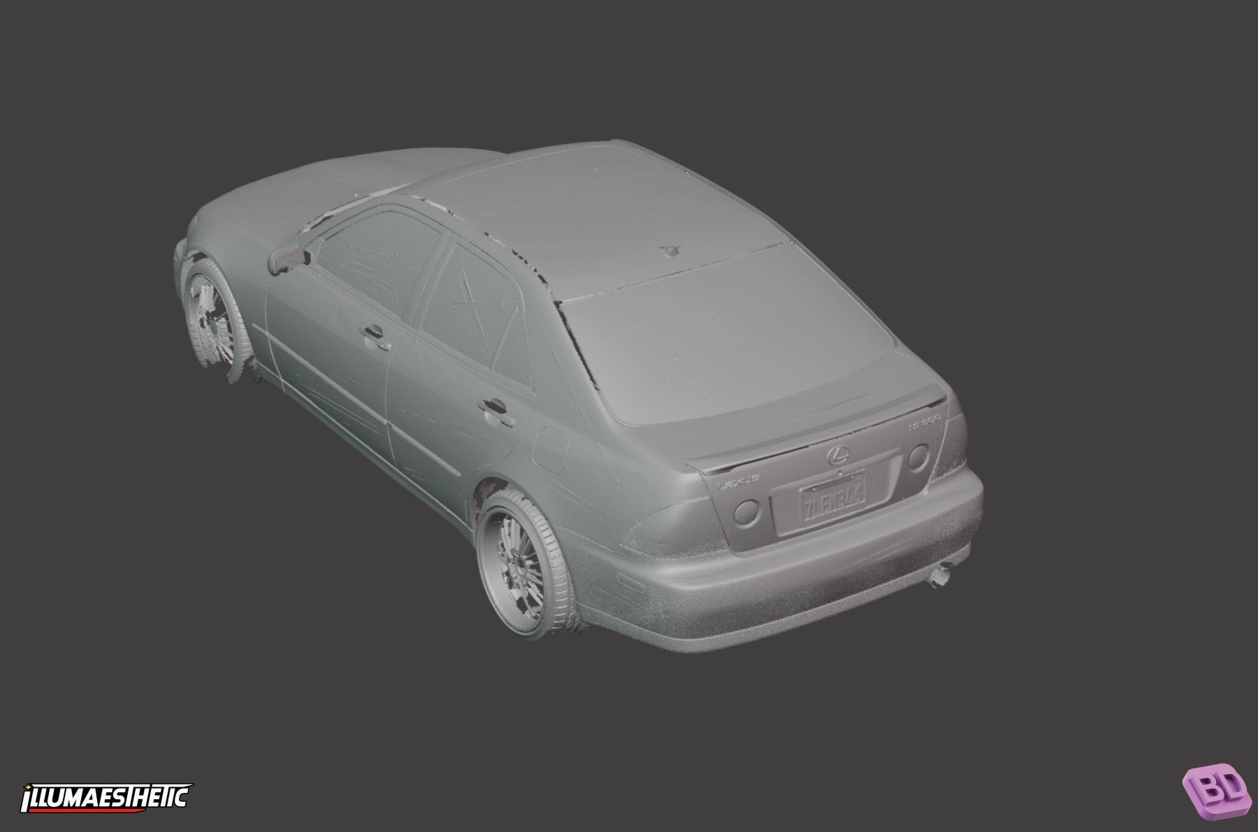 Lexus IS300 / Toyota Altezza (XE10) 3D Scan (1998–2005)