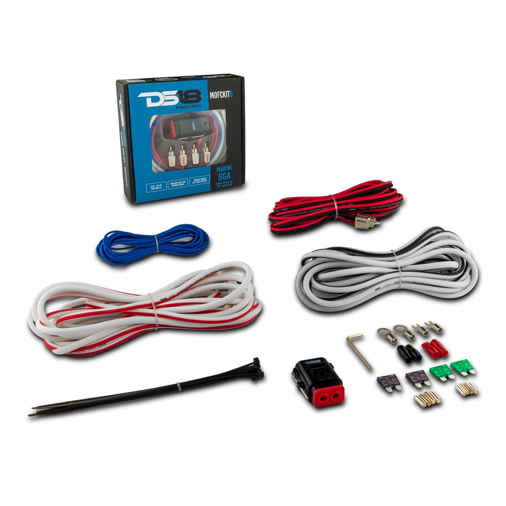 Extreme Sound System for Jet Skis - Loaded with 2 x 8" Coaxial Marine Speakers with RGB LED Lights