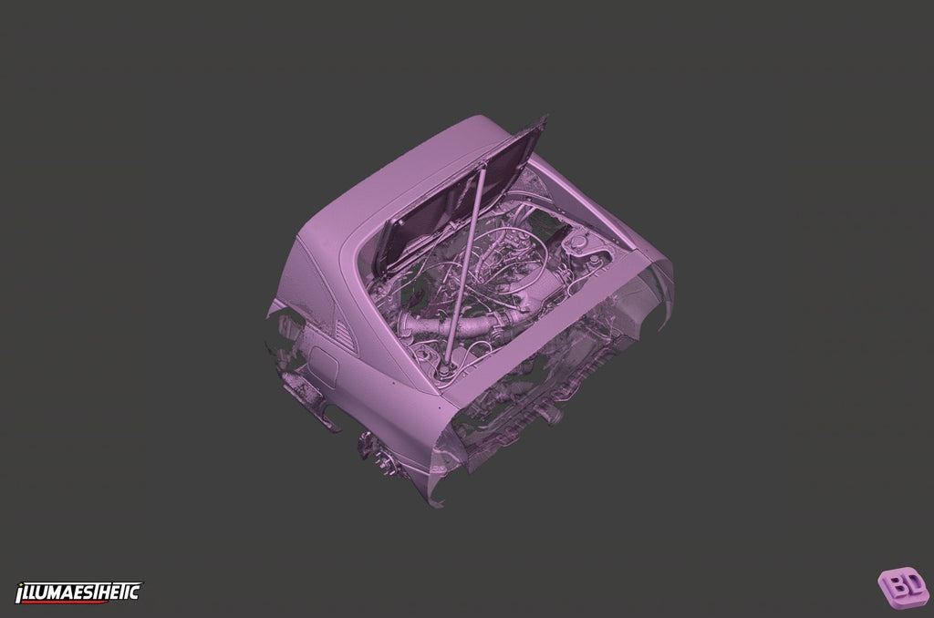 Toyota MR2 (SW20) 3D Scan (1989-1999)