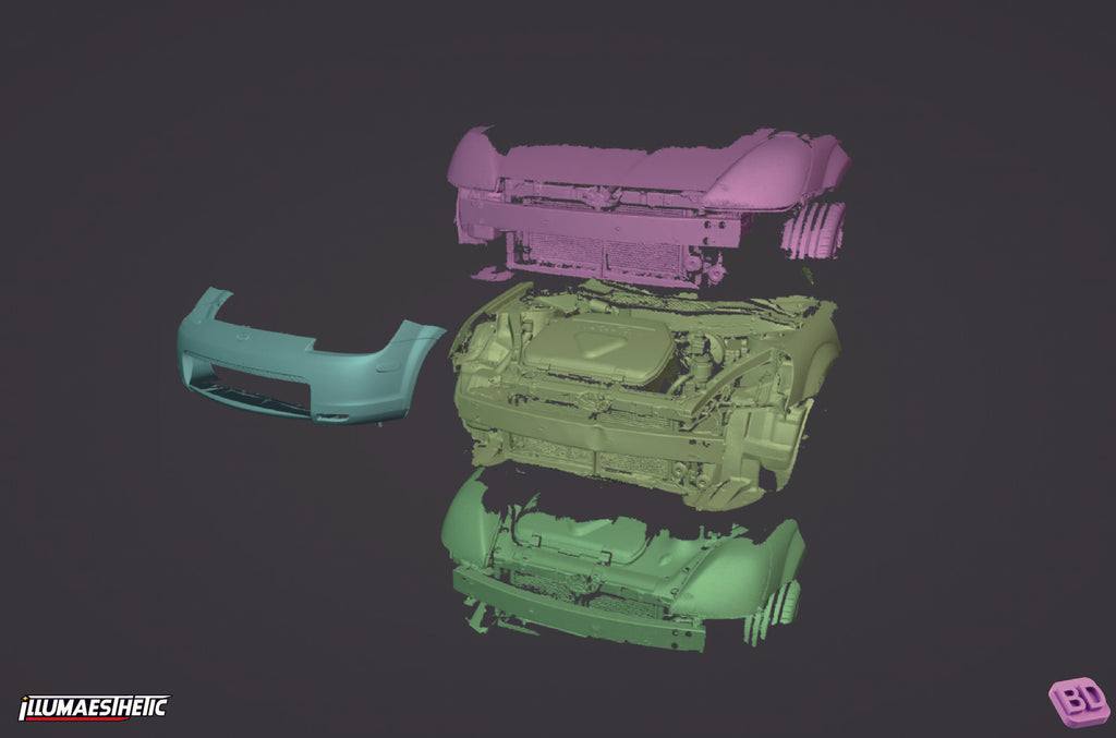 Toyota MR2 Spyder (ZZW30) 3D Scan (2000-2007)