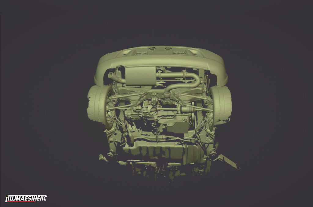 Toyota MR2 Spyder (ZZW30) 3D Scan (2000-2007)