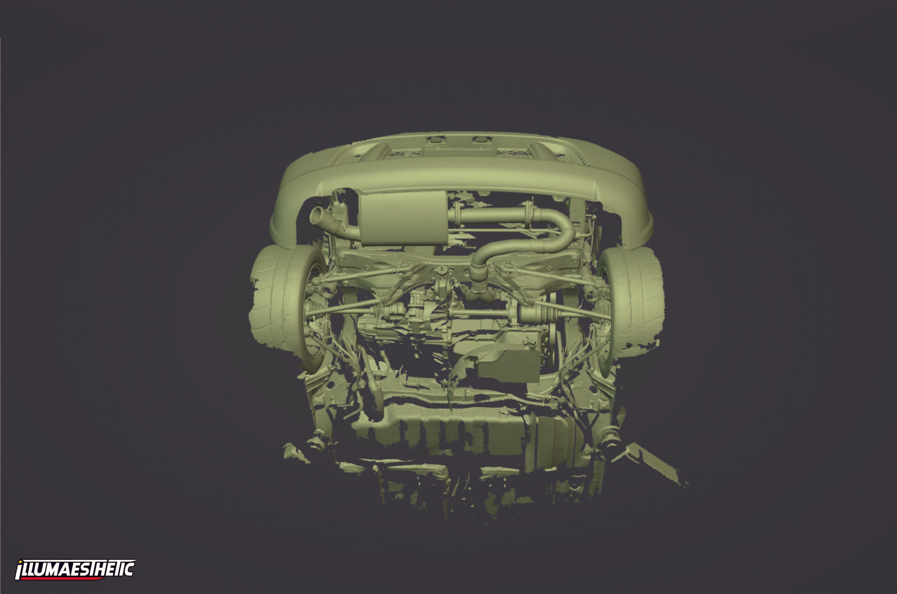 Toyota MR2 Spyder (ZZW30) 3D Scan (2000-2007)