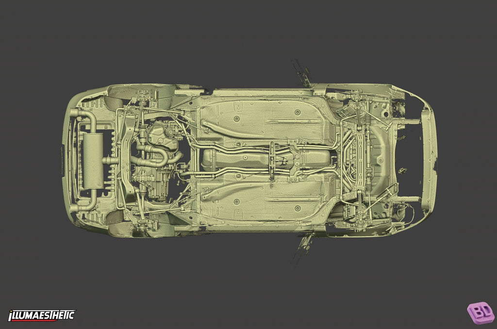 Toyota MR2 (SW20) 3D Scan (1989-1999)