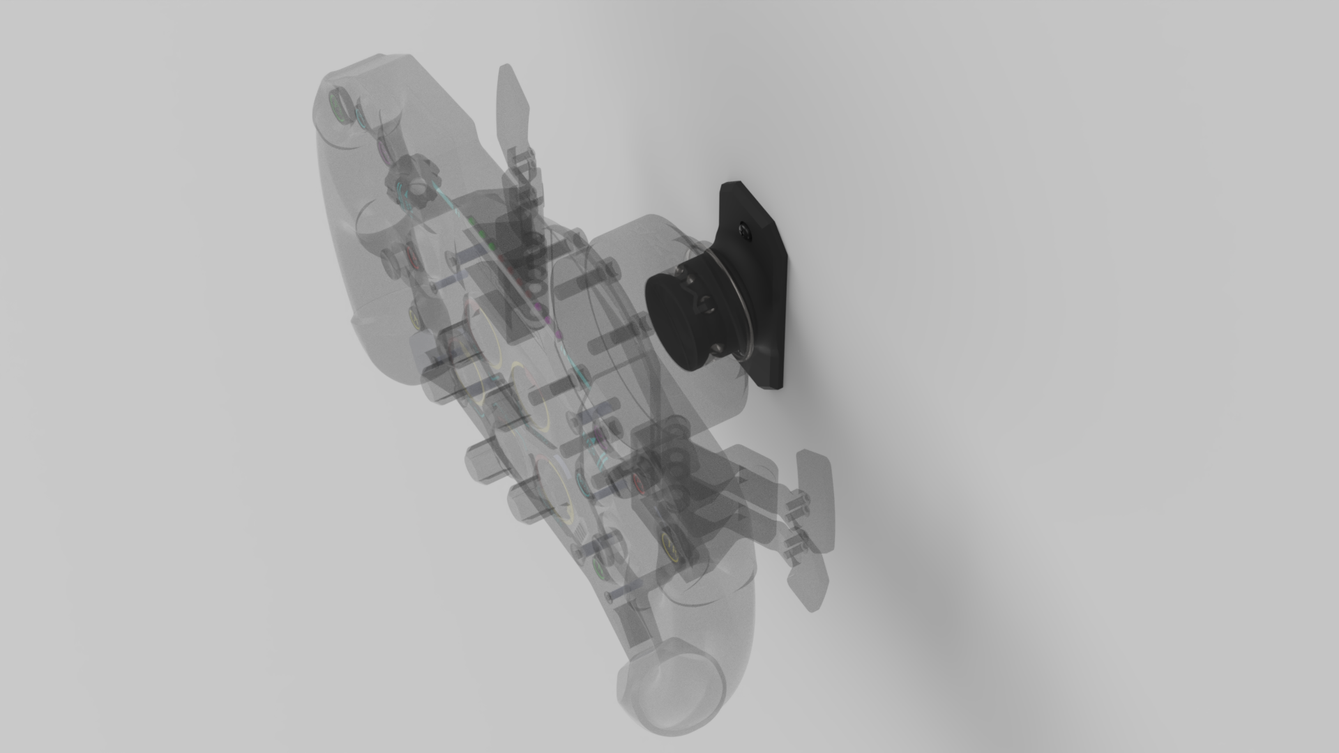 Steering Wheel Wall Mount For NRG Moza/Simagic/Works/D1 Sim Racing Quick Release