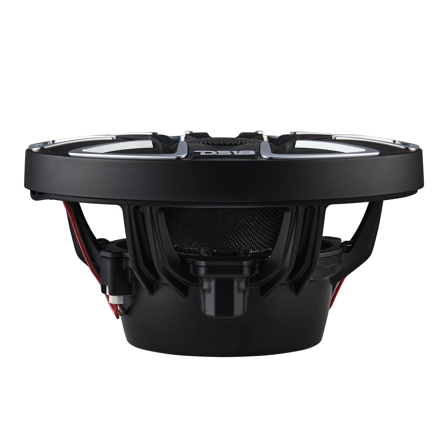8” Marine Coaxial Speaker With Kevlar Cone, Bullet Tweeter, Neodymium Magnet, and Digital LED Lights | 200W RMS 4-Ohm