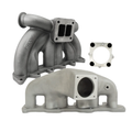 VW VR6 12V OBDI Short Runner Induction Intake Manifold + VW VR6 12V TWIN SCROLL T4 TOP MOUNT TURBO MANIFOLD - DUAL V-BAND WASTEGATES + OBD2 FLANGE
