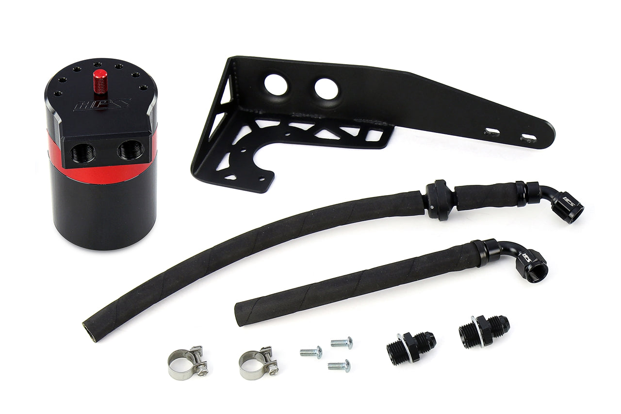 HPS Aluminum Oil Catch Can Kit 2018-2022 Honda Accord 2.0L Turbo