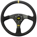 OMP Velocita Steering Wheel - Black Suede