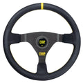 OMP WRC Steering Wheel - Black Leather