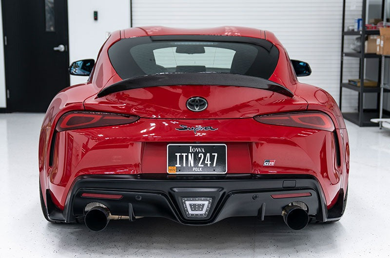 OLM AS Style Carbon Fiber Duckbill Spoiler - 2020+ Supra