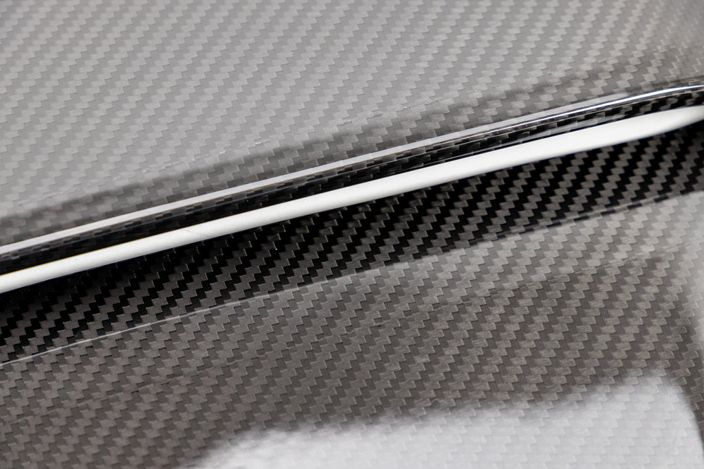 OLM LE Carbon Fiber Hood Scoop Cover - 2017 - 2021 Honda Civic Type R