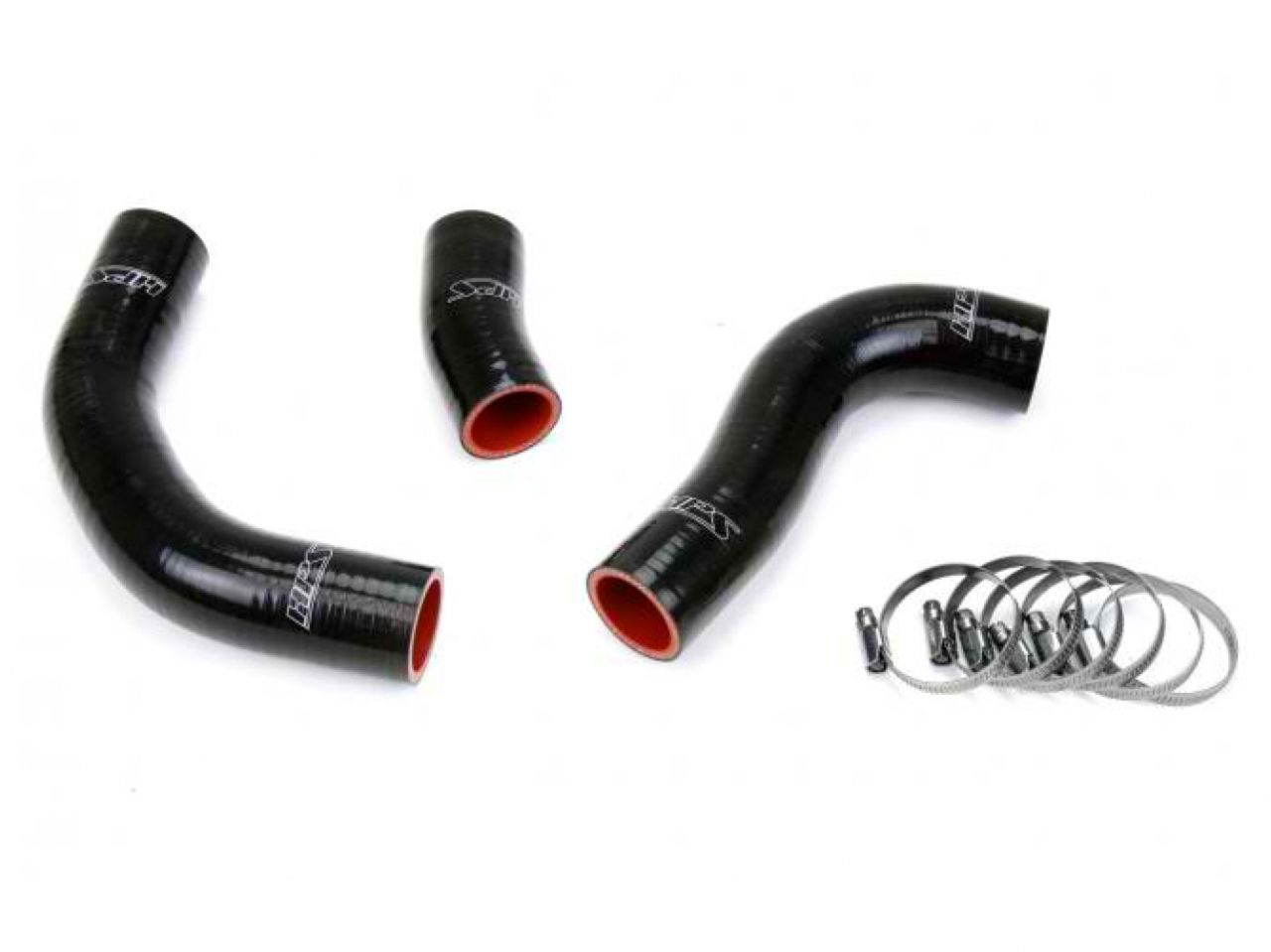 HPS Reinforced Black Silicone Radiator Hose Kit Coolant Toyota 88-90 Land Cruiser FJ62 4.0L I6