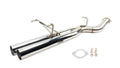 ISR Performance Series II - EP Dual Tip Blast Pipe Exhaust Non Resonated - 89-94 Nissan 240sx (S13) IS-S2EPDNR-S13