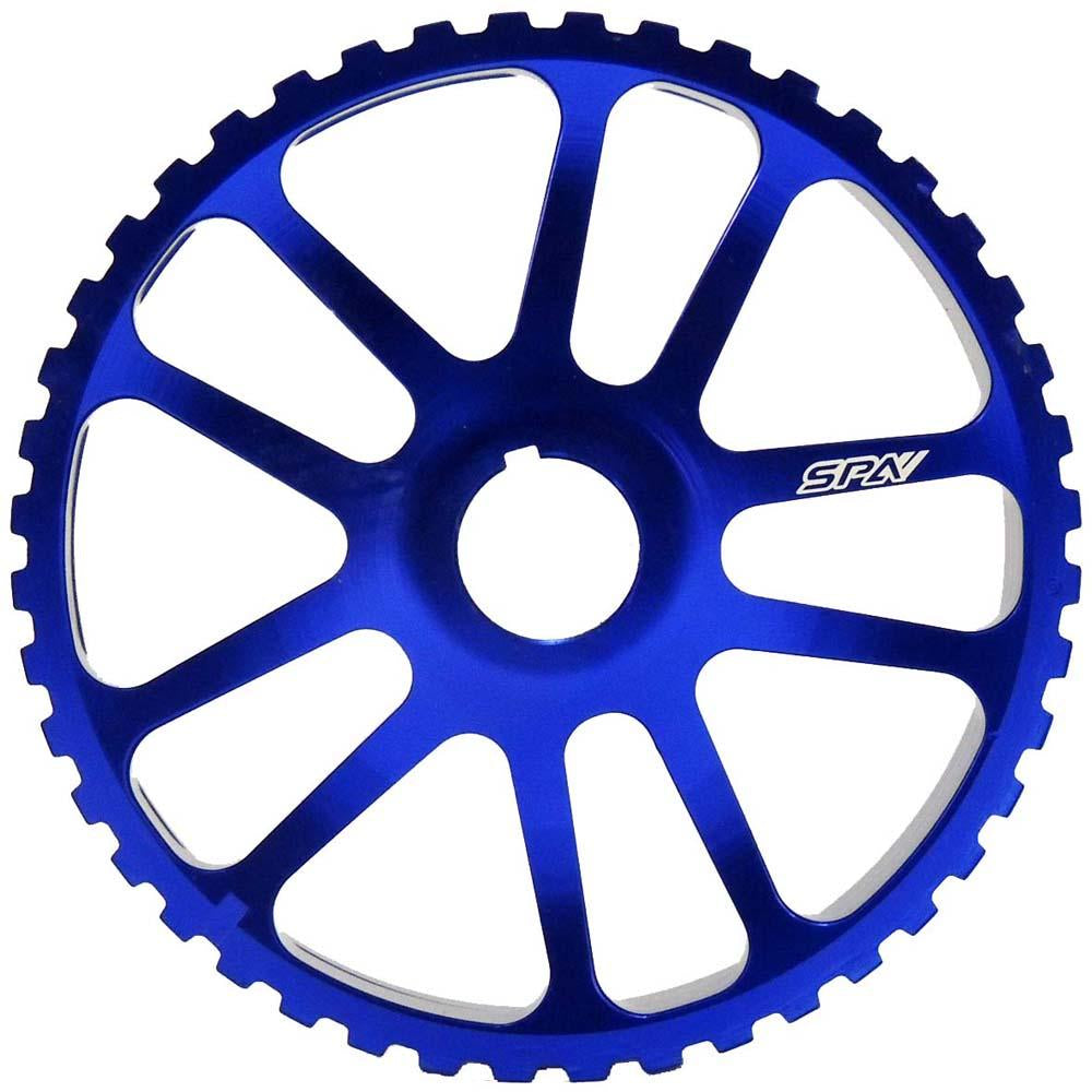 VW 74-98 8V Y series lightweight fixed cam pulley / intermediate shaft - Blue - PRE SALE