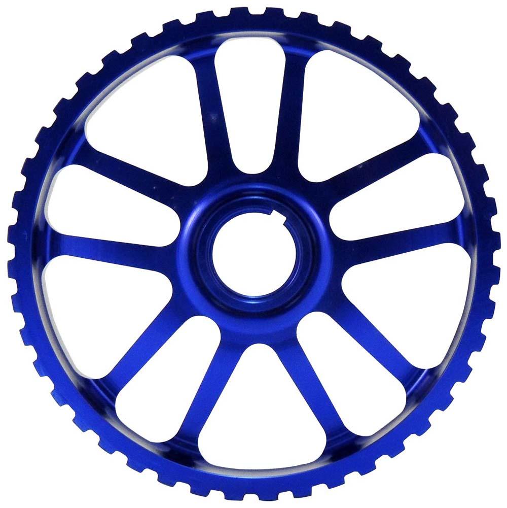 VW 74-98 8V Y series lightweight fixed cam pulley / intermediate shaft - Blue - PRE SALE
