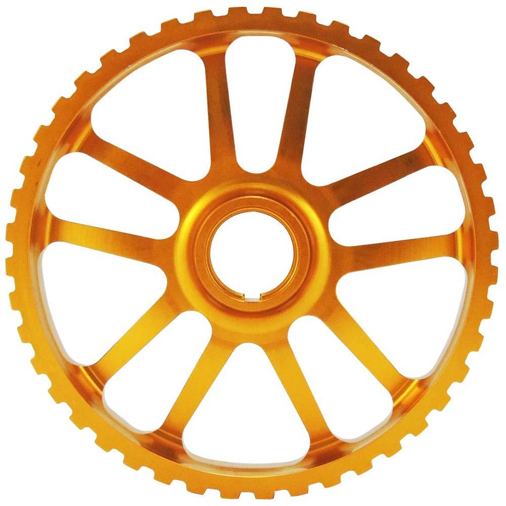 VW 74-98 8V Y series lightweight fixed cam pulley / intermediate shaft - Gold - PRE SALE