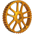 VW 74-98 8V Y series lightweight fixed cam pulley / intermediate shaft - Gold - PRE SALE