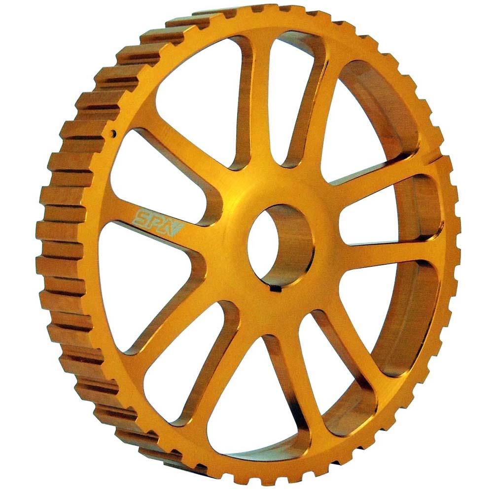 VW 74-98 8V Y series lightweight fixed cam pulley / intermediate shaft - Gold - PRE SALE