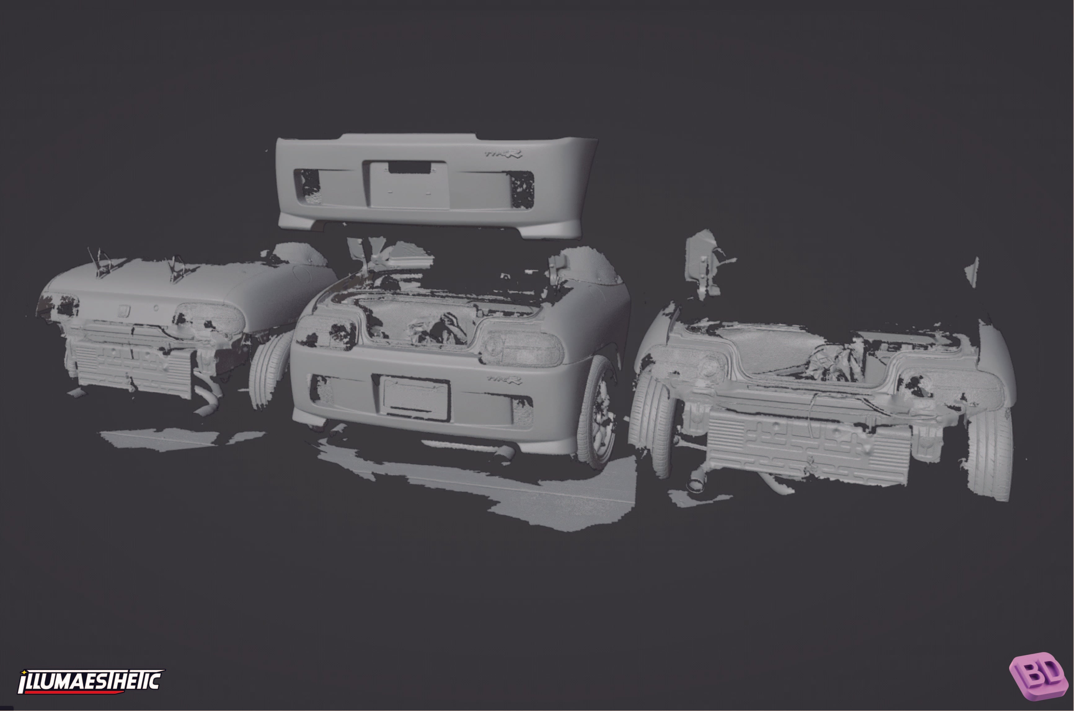 Honda Beat (PP1) 3D Scan (1991-1996)