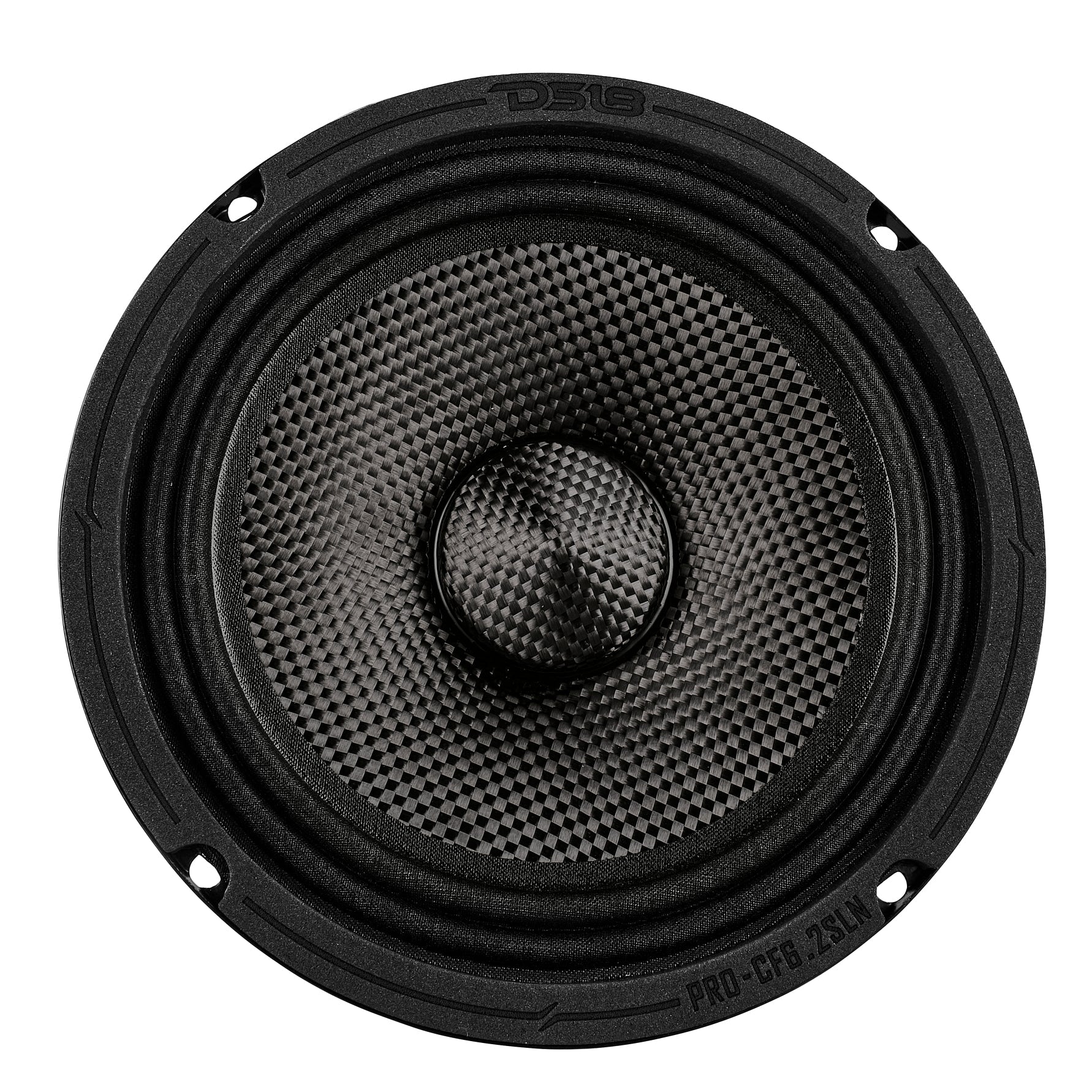6.5” Slim Motorcycle & Motorsports Loudspeaker With Neodymium Magnet and Water Resistant Carbon Fiber Cone | 2-Ohm 150W RMS