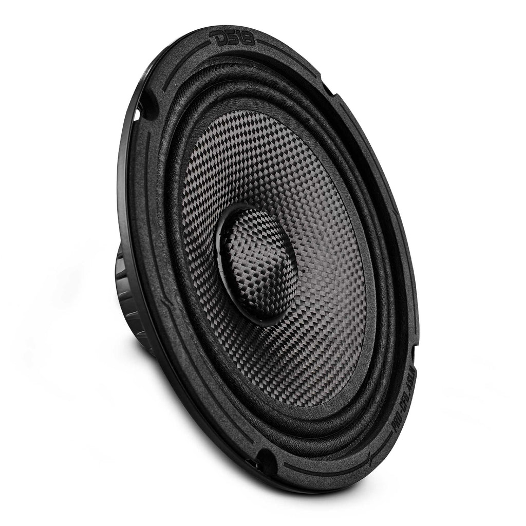 6.5” Slim Motorcycle & Motorsports Loudspeaker With Neodymium Magnet and Water Resistant Carbon Fiber Cone | 4-Ohm 150W RMS