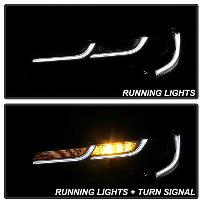 xTune Toyota Corolla 18-20 L LE US Built LED Proj Headlights-SE Style Black PRO-JH-TCOL20LUS-LED-BK 9949326