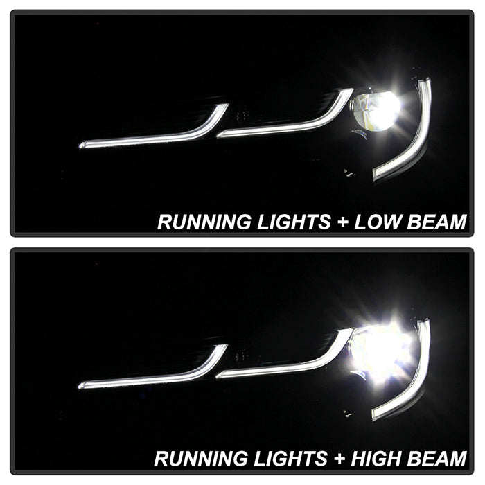 xTune Toyota Corolla 18-20 L LE US Built LED Proj Headlights-SE Style Black PRO-JH-TCOL20LUS-LED-BK 9949326