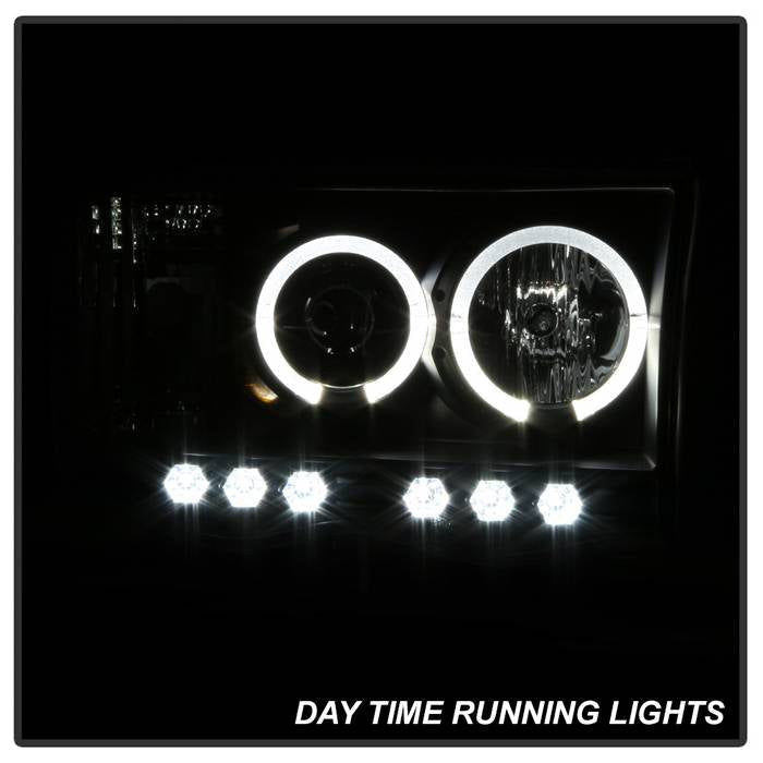 Spyder Dodge Ram 1500 02-05/Ram 2500 03-05 Projector Headlights LED Halo LED Blk PRO-YD-DR02-HL-BK 5009975