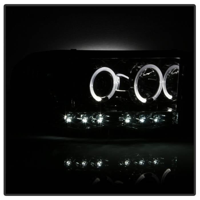 Spyder Dodge Ram 1500 02-05/Ram 2500 03-05 Projector Headlights LED Halo LED Smke PRO-YD-DR02-HL-SMC 5009999