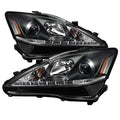 Spyder Lexus IS 250/350 2006-2010 Projector Headlights DRL Black PRO-YD-LIS06-DRL-BK 5080059