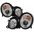Spyder Mercedes Benz CLK 98-02 Projector Headlights Halogen Model- LED Halo Chrm PRO-YD-MBCLK98-HL-C 5011183