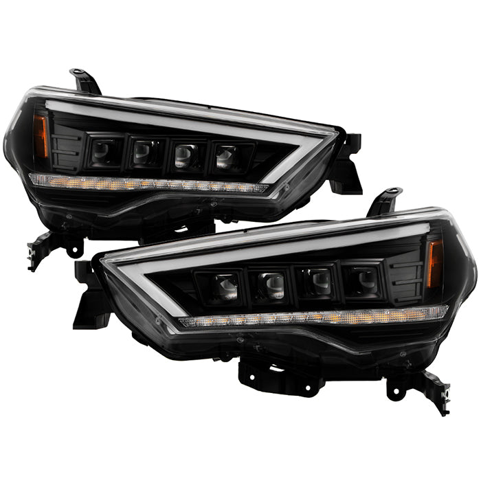 SPYDER Apex 14-20 Toyota 4Runner High-Power LED Module Headlights - Black (PRO-YD-T4R14AP-SEQ-BK) 5088697