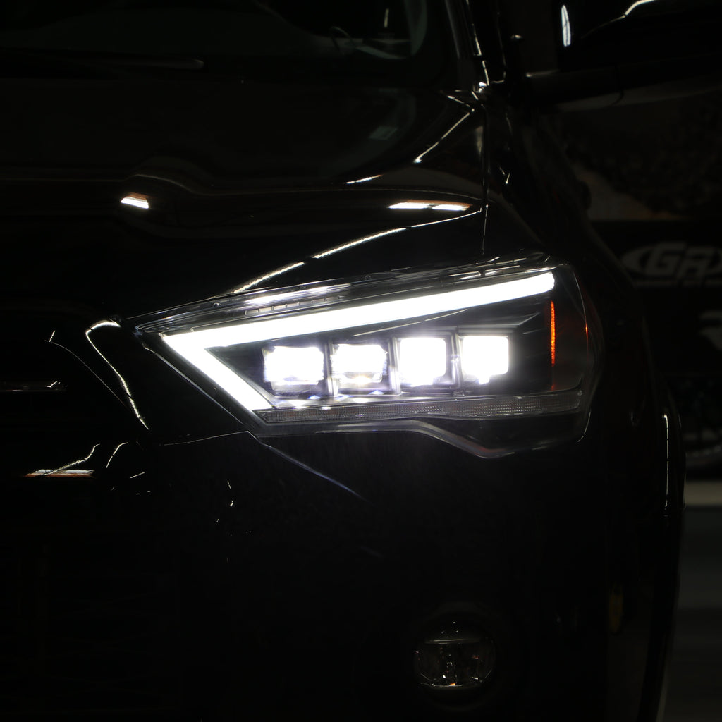 SPYDER Apex 14-20 Toyota 4Runner High-Power LED Module Headlights - Black (PRO-YD-T4R14AP-SEQ-BK) 5088697