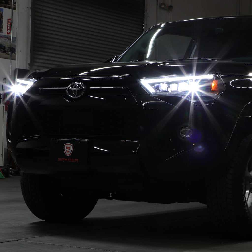 SPYDER Apex 14-20 Toyota 4Runner High-Power LED Module Headlights - Black (PRO-YD-T4R14AP-SEQ-BK) 5088697